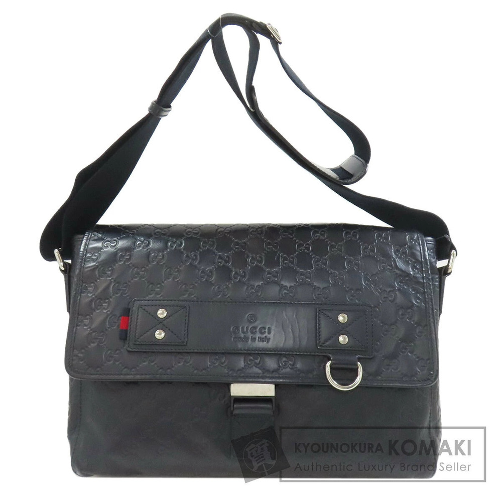 Gucci Messenger GG Signature Guccissima Shoulder Bag Leather